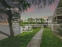 Tablet Screenshot of mybayclub.com